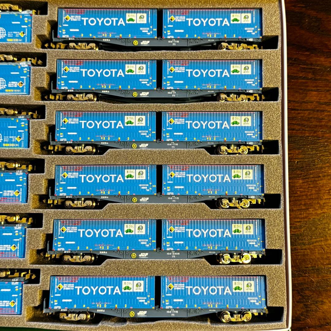 KATO コキ104 朗堂コンテナ トヨタロングパスエクスプレス 12両セット