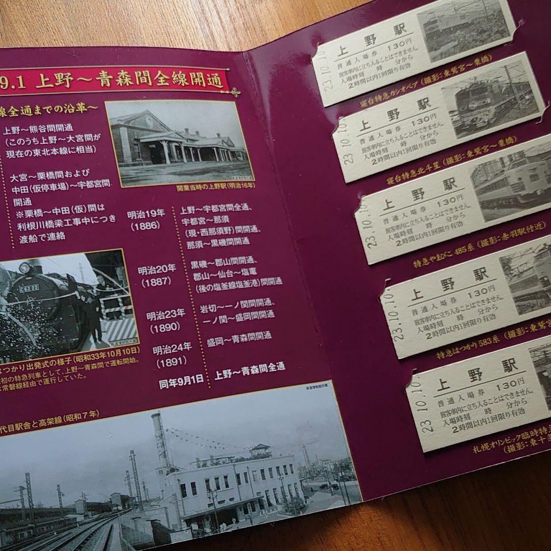 東北本線全線開通120周年記念入場券