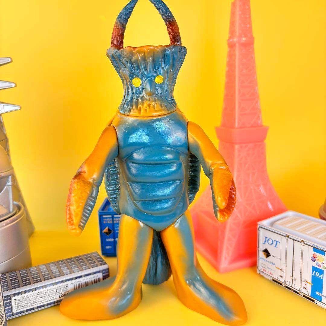 マルサン トルトス海人 ウルトラ怪獣シリーズ パチ ソフビ　マルパぺおまけ付