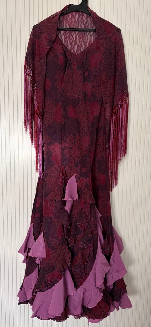 お値下げ！estrella シージョ付きフラメンコドレス