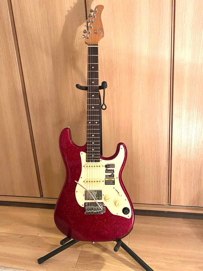 【レアカラー！】GTRS S800 レッド スパークル仕上げ シングルコイル搭載