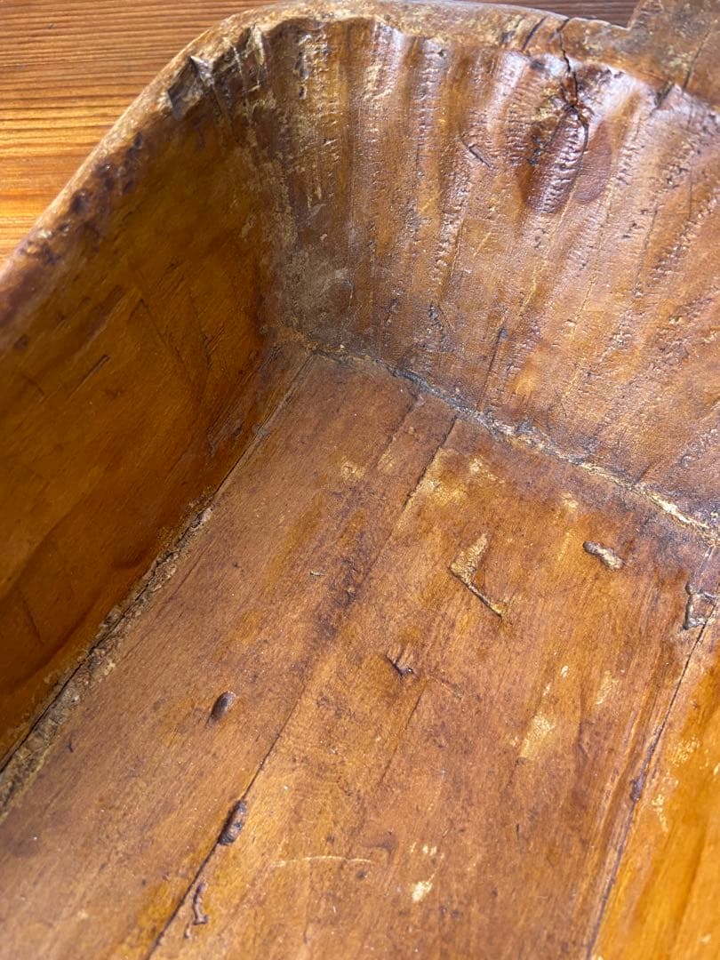 木製穀物スクープ フランス アンティーク 20世紀初頭