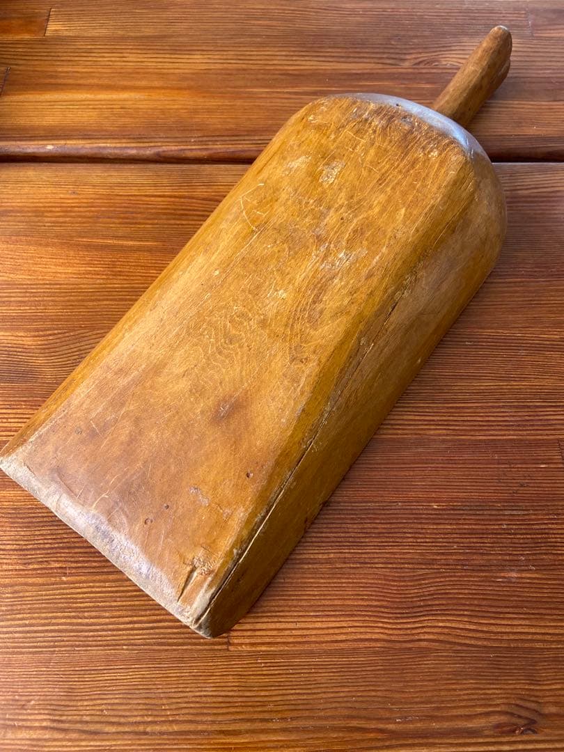 木製穀物スクープ フランス アンティーク 20世紀初頭