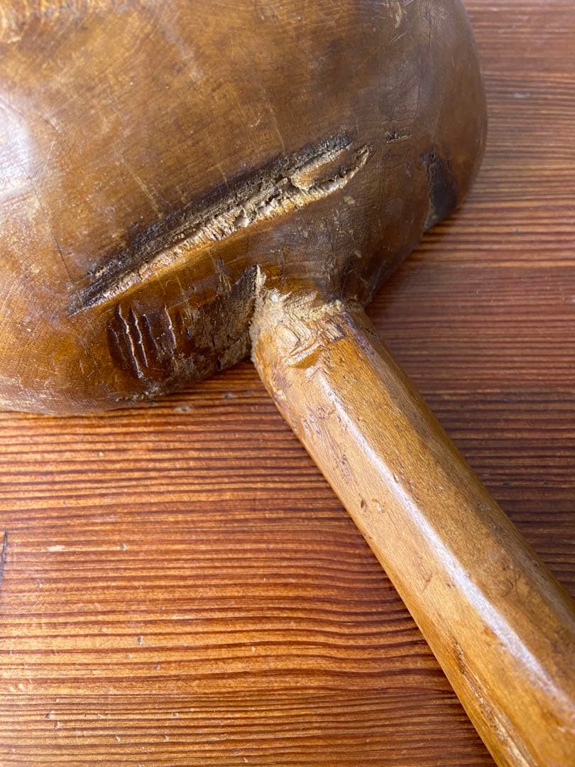 木製穀物スクープ フランス アンティーク 20世紀初頭