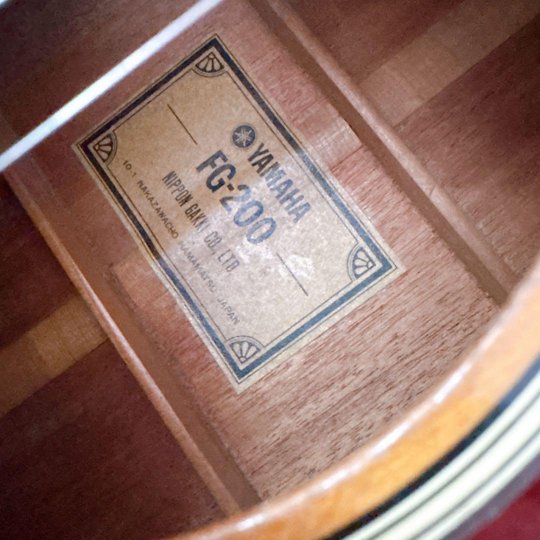 【弦交換済】1970年代製　ジャパンヴィンテージ　YAMAHA FG-200