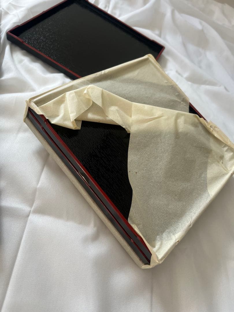 漆塗り黒膳6枚セット