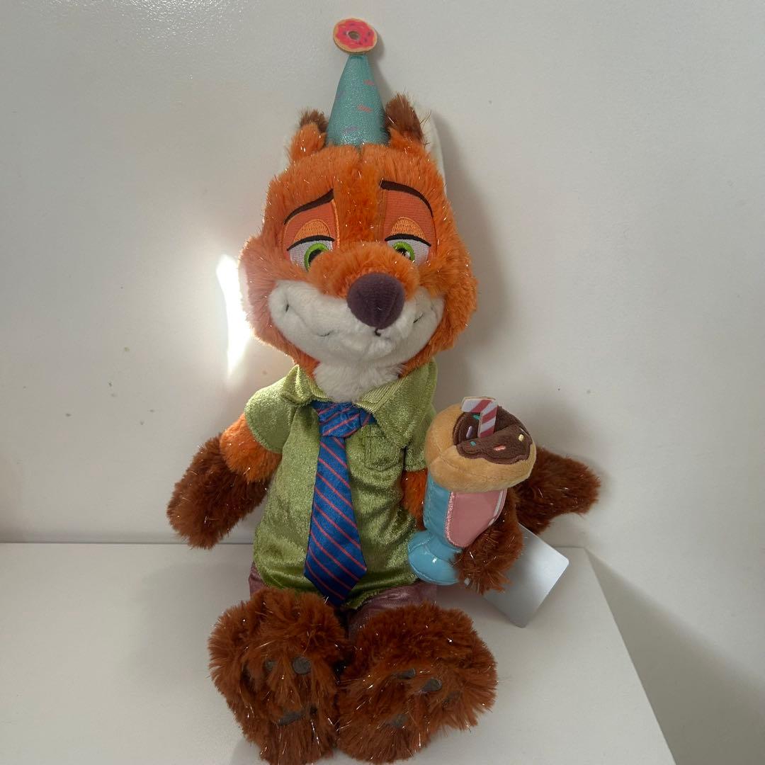 ディズニーストア　ズートピア　ニック　ぬいぐるみ　10周年