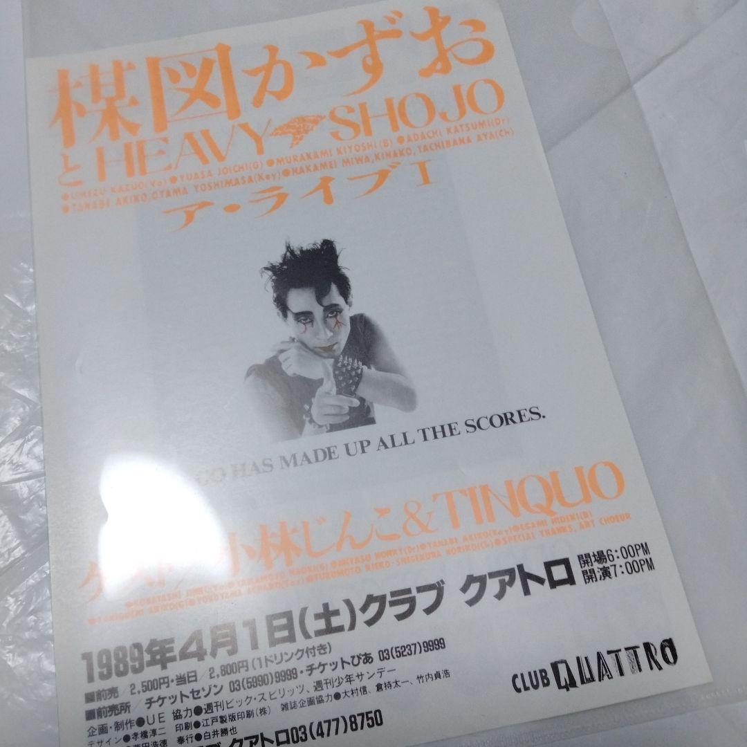 楳図かずおとHEAVY SHOJO ライブ フライヤー へび少女 まことちゃん