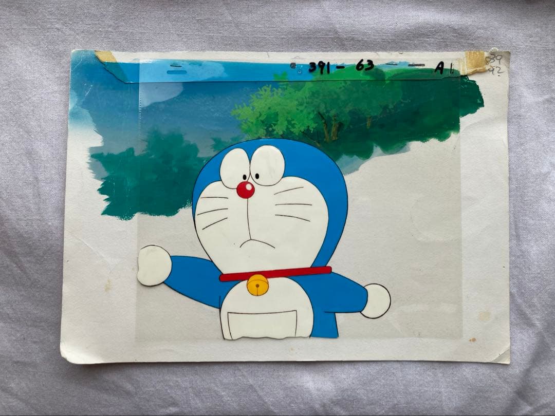 【ヴィンテージ】　ドラえもん　セル画　背景画付き