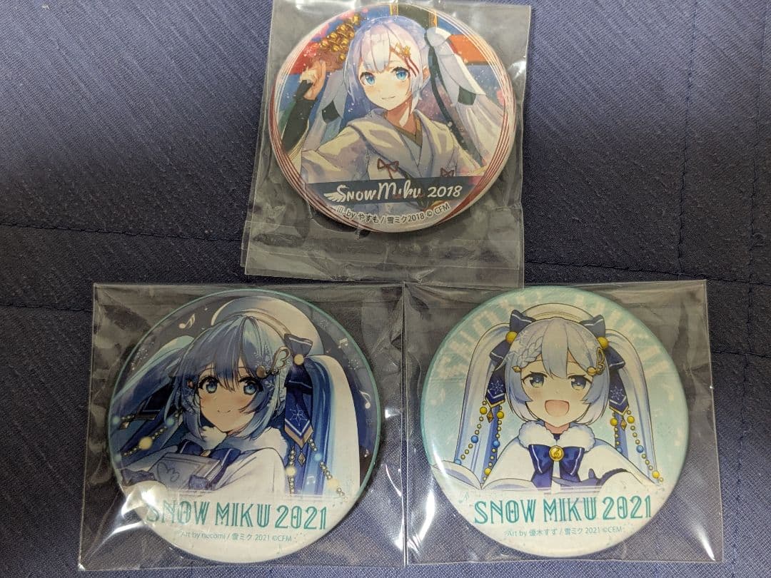 初音ミク 雪ミク 缶バッジ セット