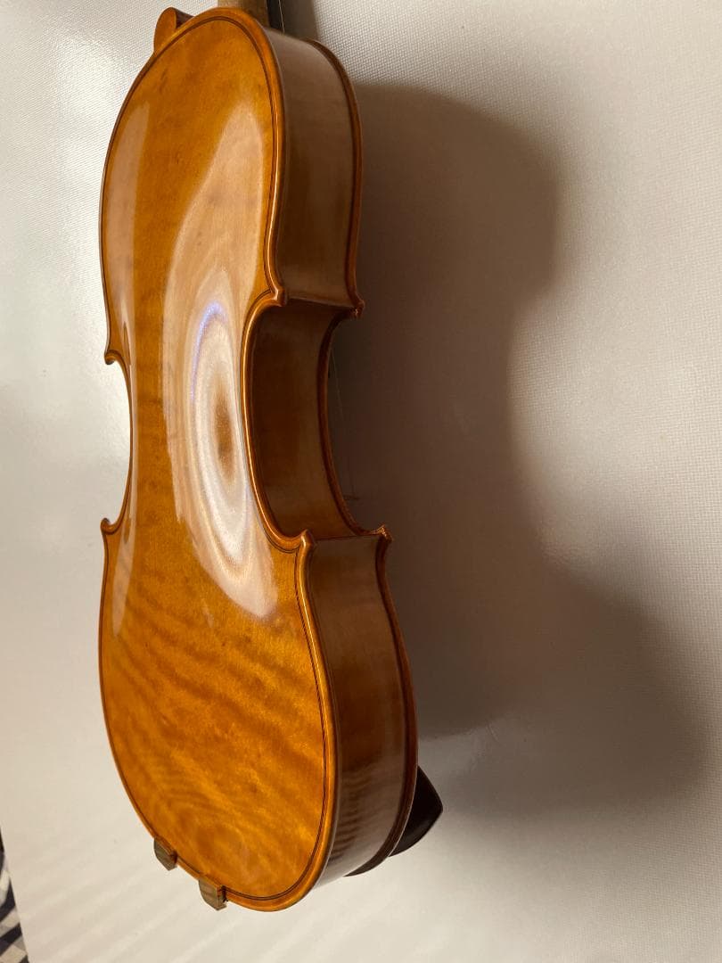 ノーラベル 手工品 バイオリン 美しいワンピースバック ４／４サイズ