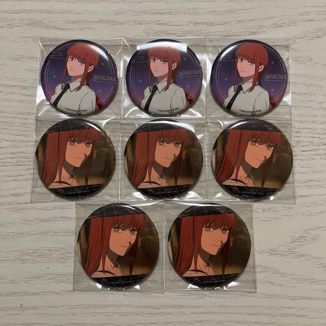 チェンソーマン　まねきねこ　缶バッジ　マキマ