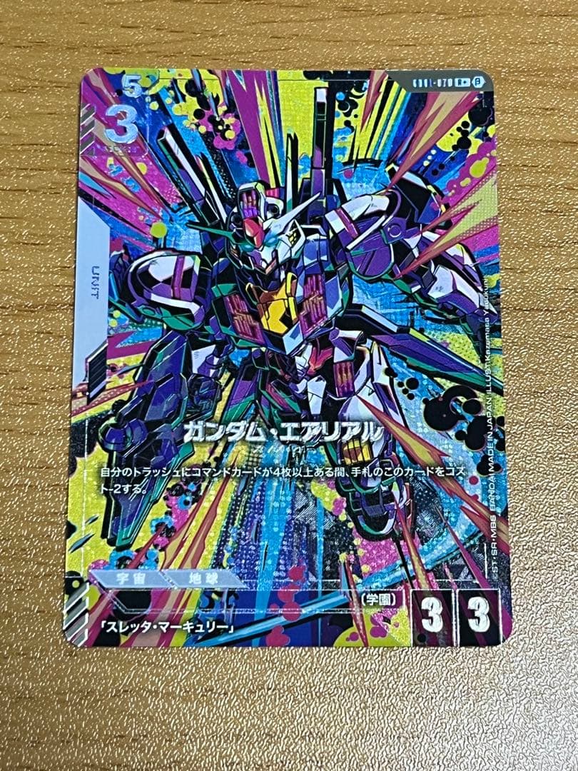 ガンダムカードゲーム ガンダム・エアリアル パラレル リミテッドボックスβ版