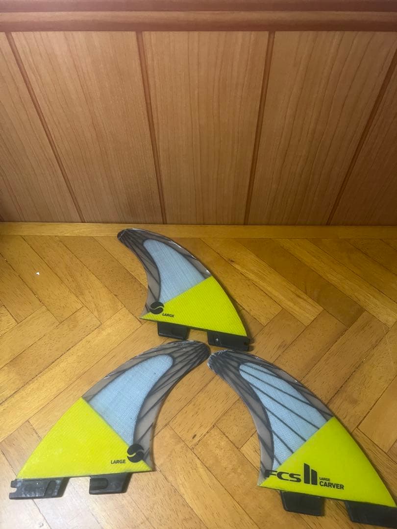 FCS II CARVER サーフボードフィン LARGE pcc カーボン