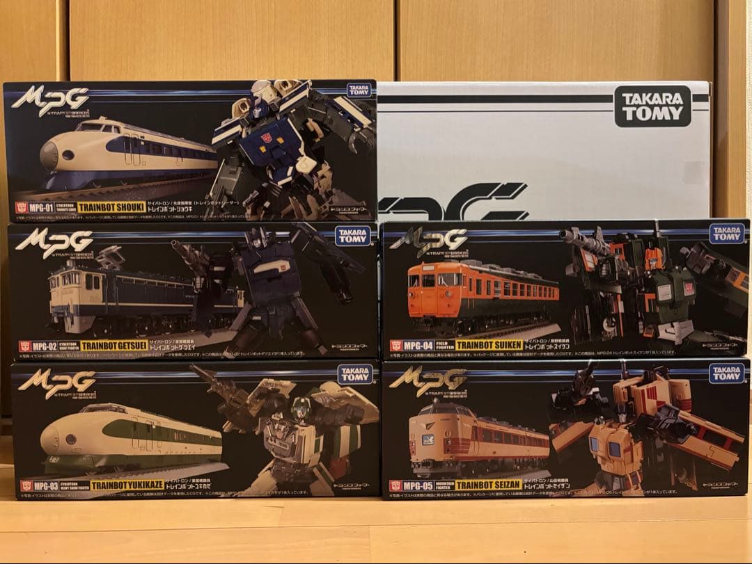 トランスフォーマー MPG ライデンBOXセット& トレインボット 6種セット