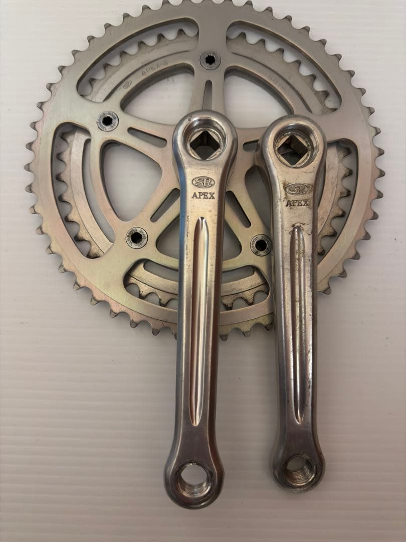 中古品 SAKAE SR APEX クランクセット 50 42