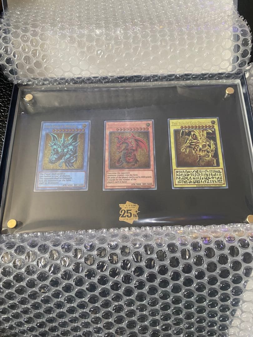 遊戯王　EU版　ステンレス　三幻神　原作絵セット