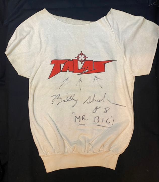 ビリー・シーン サイン入りトレーナーなど TALASグッズ
