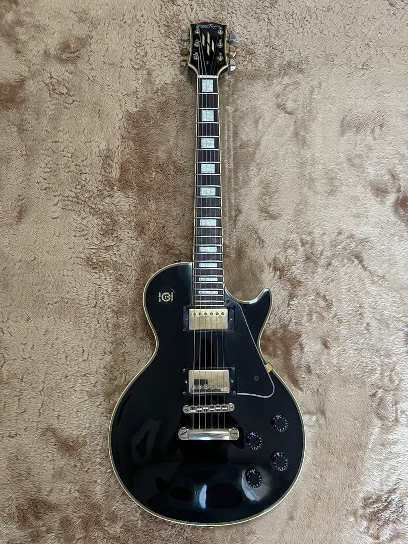 【調整済】Grassroots ESP レスポール　カスタム　エレキギター　黒