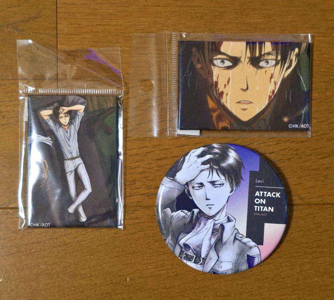 進撃の巨人 リヴァイ 缶バッジ WIT STUDIO 百景