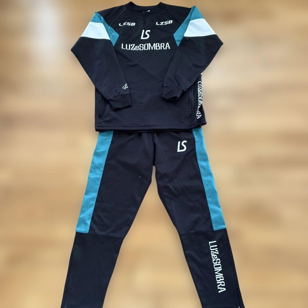LUZ e SOMBRA ジャージセット ブラック/ターコイズ