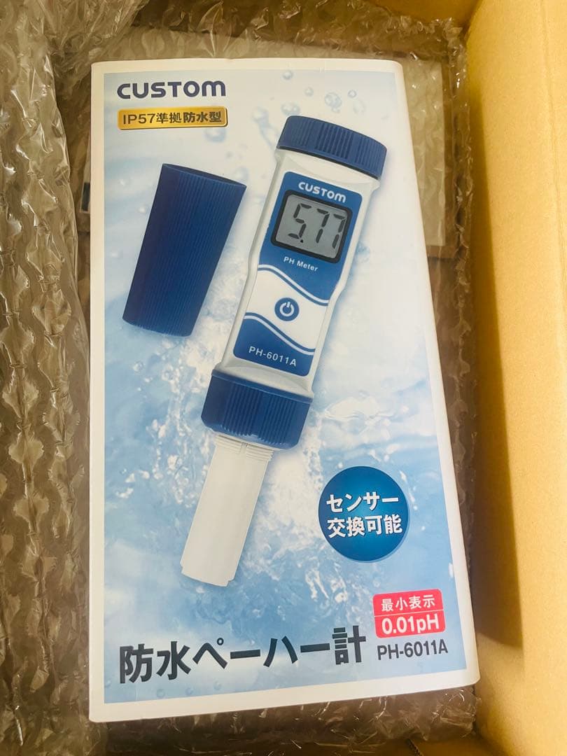 CUSTOM PHメーター PH-6011A 防水