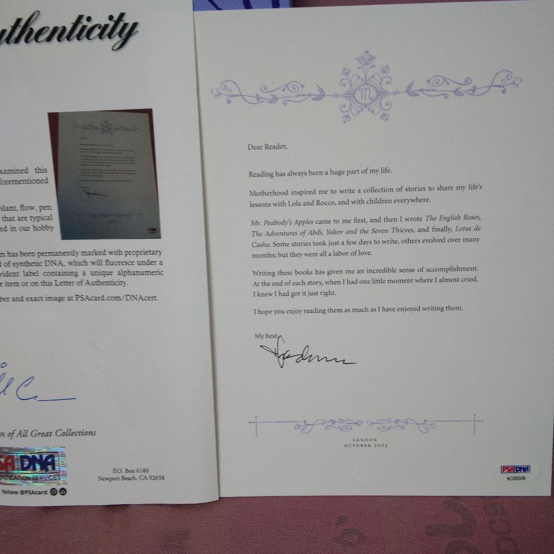 本物保証！ 直筆サイン MADONNA マドンナ 絵本セット。