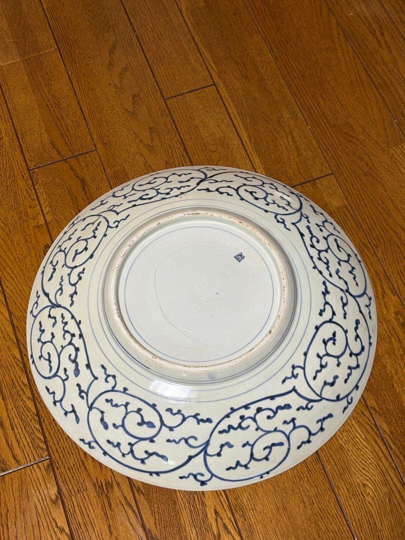伊万里焼　大皿　微塵唐草　46㎝