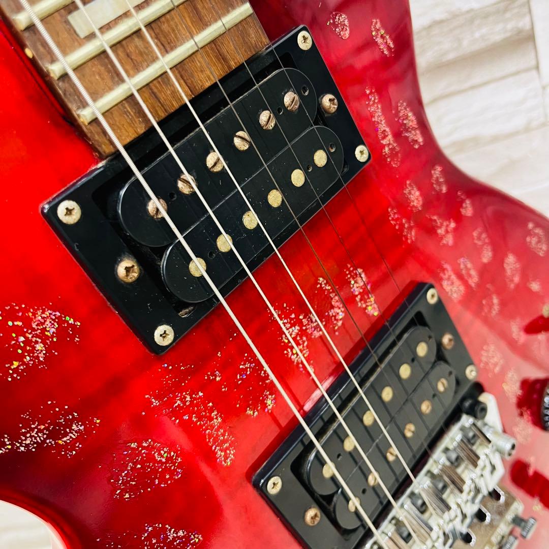 GrassRoots グラスルーツ レスポールタイプ エレキギター レッド