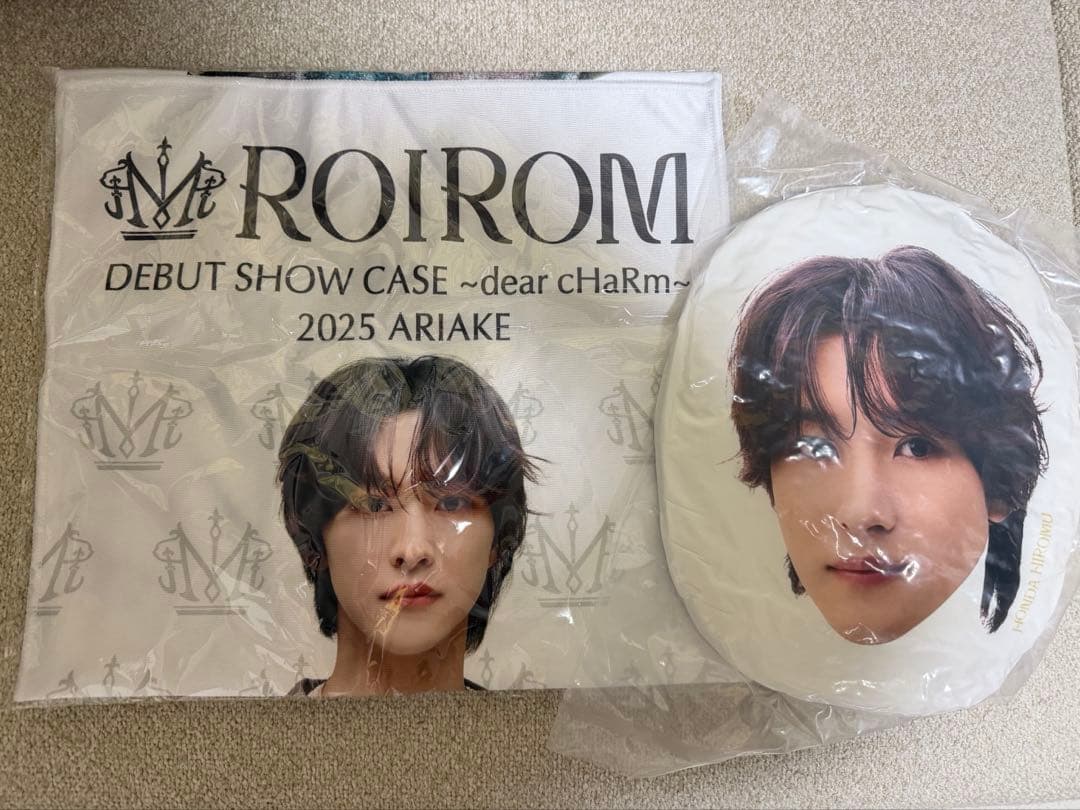 ROIROM 本多大夢 タオル フェイスクッション