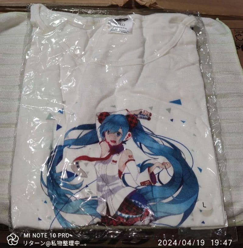 初音ミク PARCO ドルマンTシャツ Lサイズ ill.by さいね