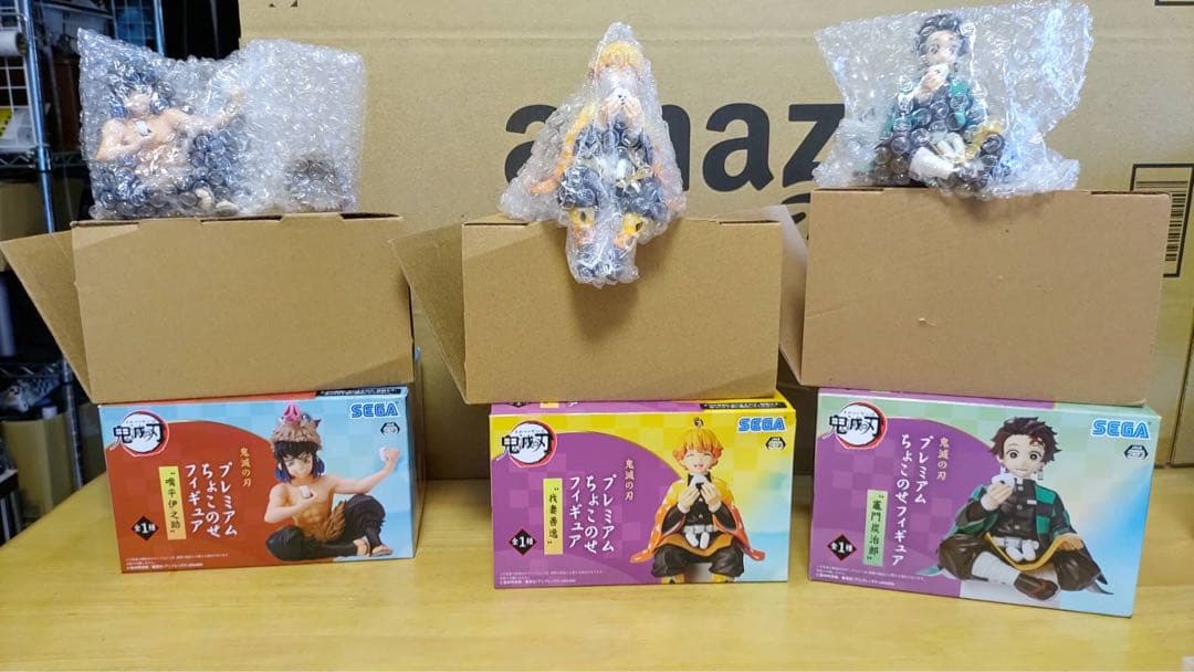 鬼滅の刃　コンプ　プレミアム　ちょこのせフィギュアend ヌードルストッパー