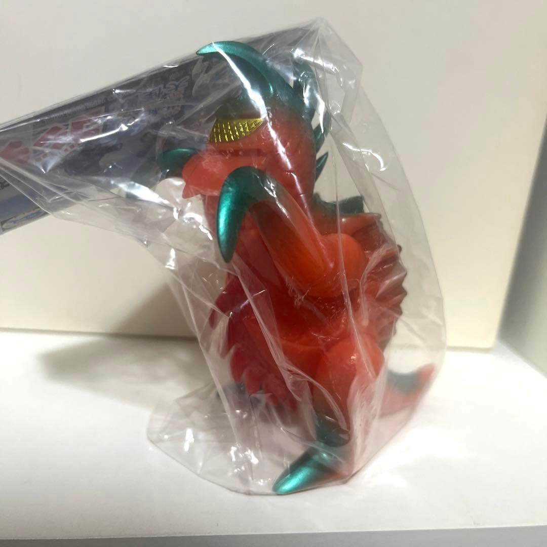 ブルマァク 復刻 ガイガン オレンジ成型 ミドル ソフビ フィギュア ゴジラ