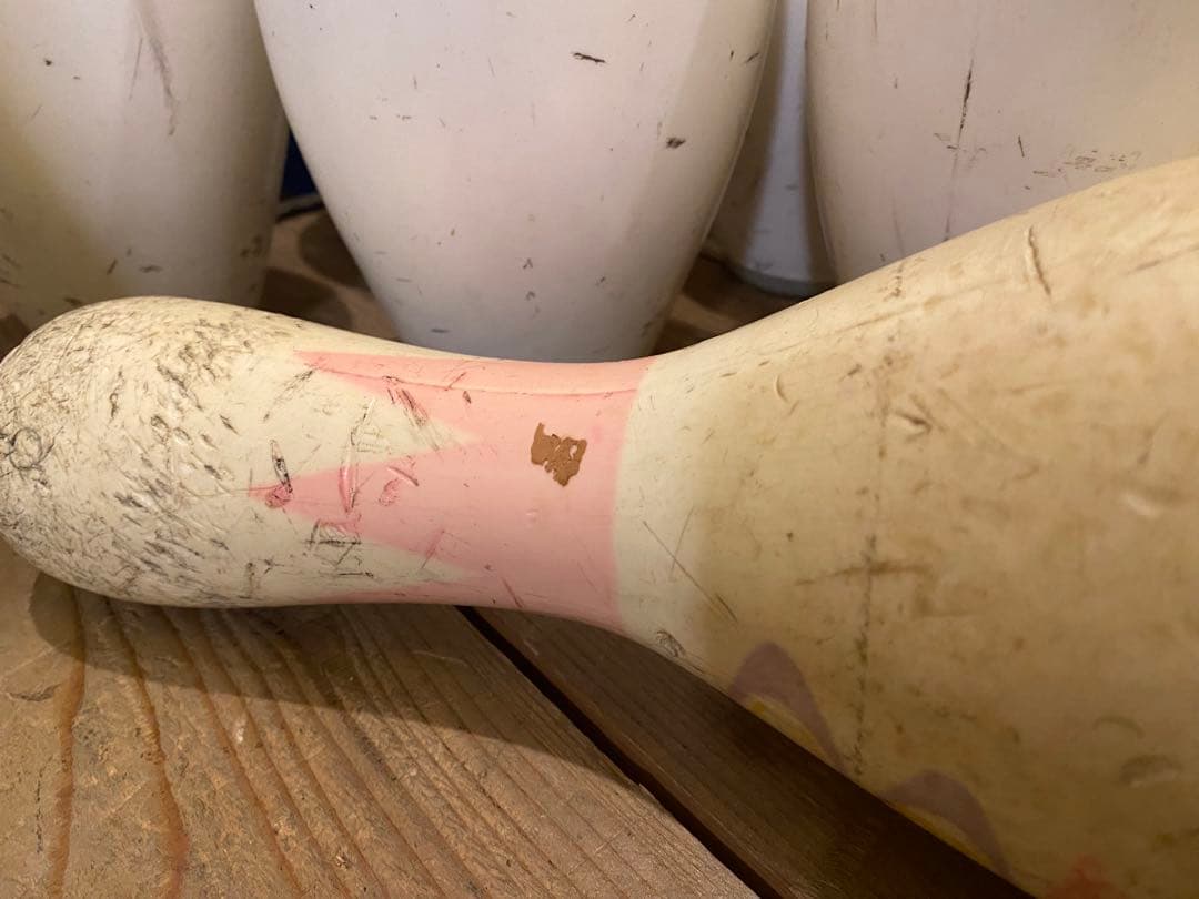 ボーリング ピン 10本　レトロ　アメリカンビンテージ　made in USA