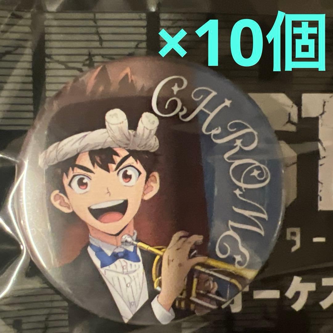 Dr.STONE ウインドオーケストラコンサート　缶バッジセット　クロム　10個
