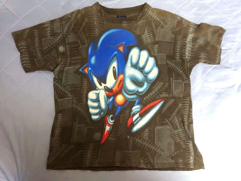 激レア！ビンテージSonic the hedgehog Tシャツ