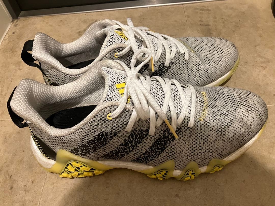 adidas CODECHAOS 22ゴルフシューズ グレー/イエロー