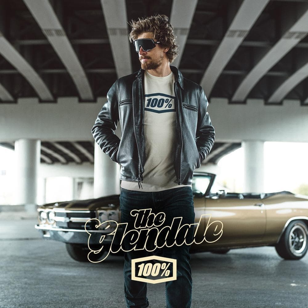 中古 100% Glendale ブラック ワンハンドレッド サングラス