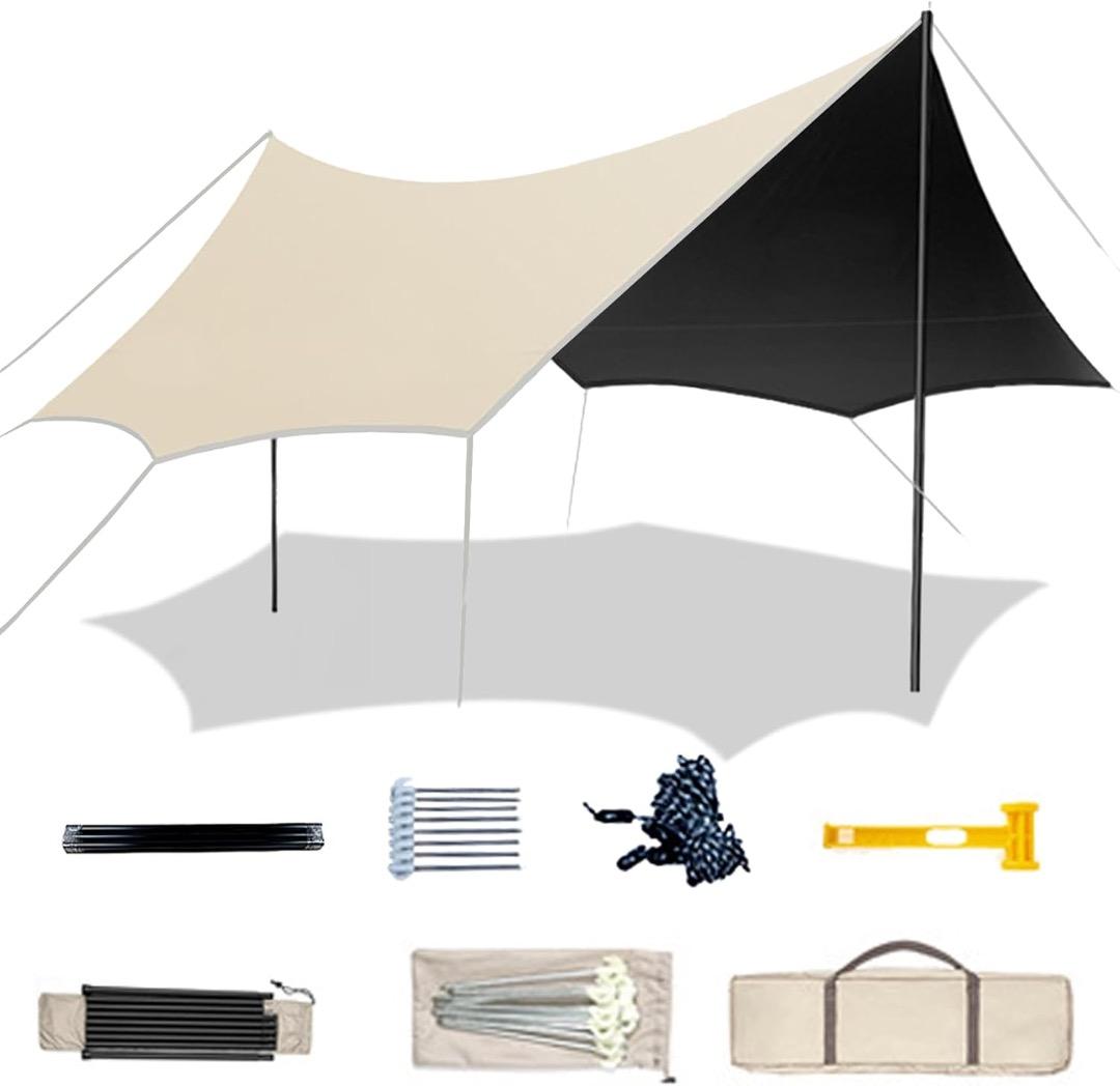 ✨大特価✨タープテント ターポリン タープ 天幕 キャンプ 6~12人収容可能