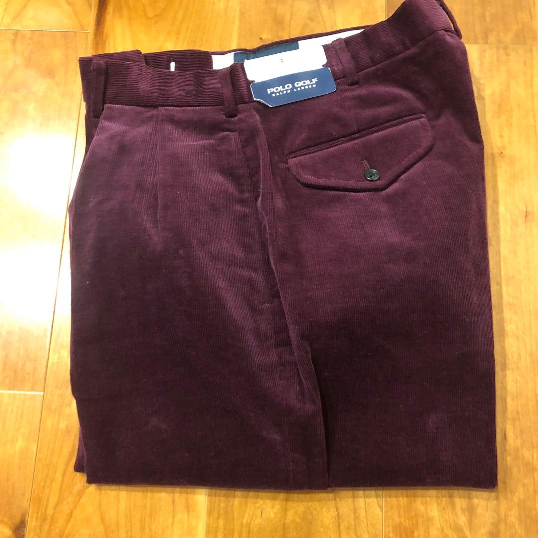 新品未使用　POLO GOLF ラルフローレン コーデュロイ パンツ 34