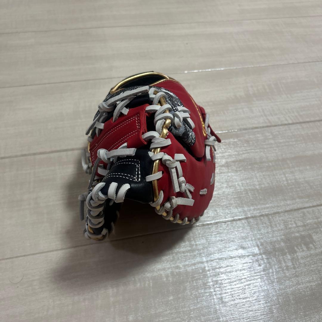 Rawlings 野球グローブ レッド/ブラック スプラッターペイント