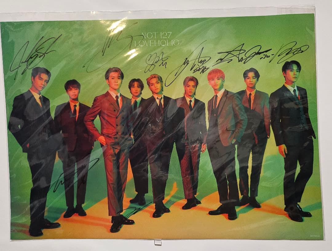 NCT 127 直筆 サイン  LOVEHOLIC gimme gimme