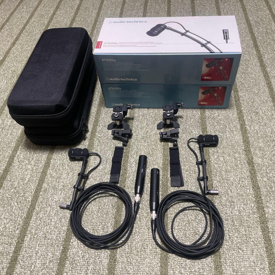 配信機器・PA機器・レコーディング機器 audio-tecnica ATM350D x2, AT8491U x2