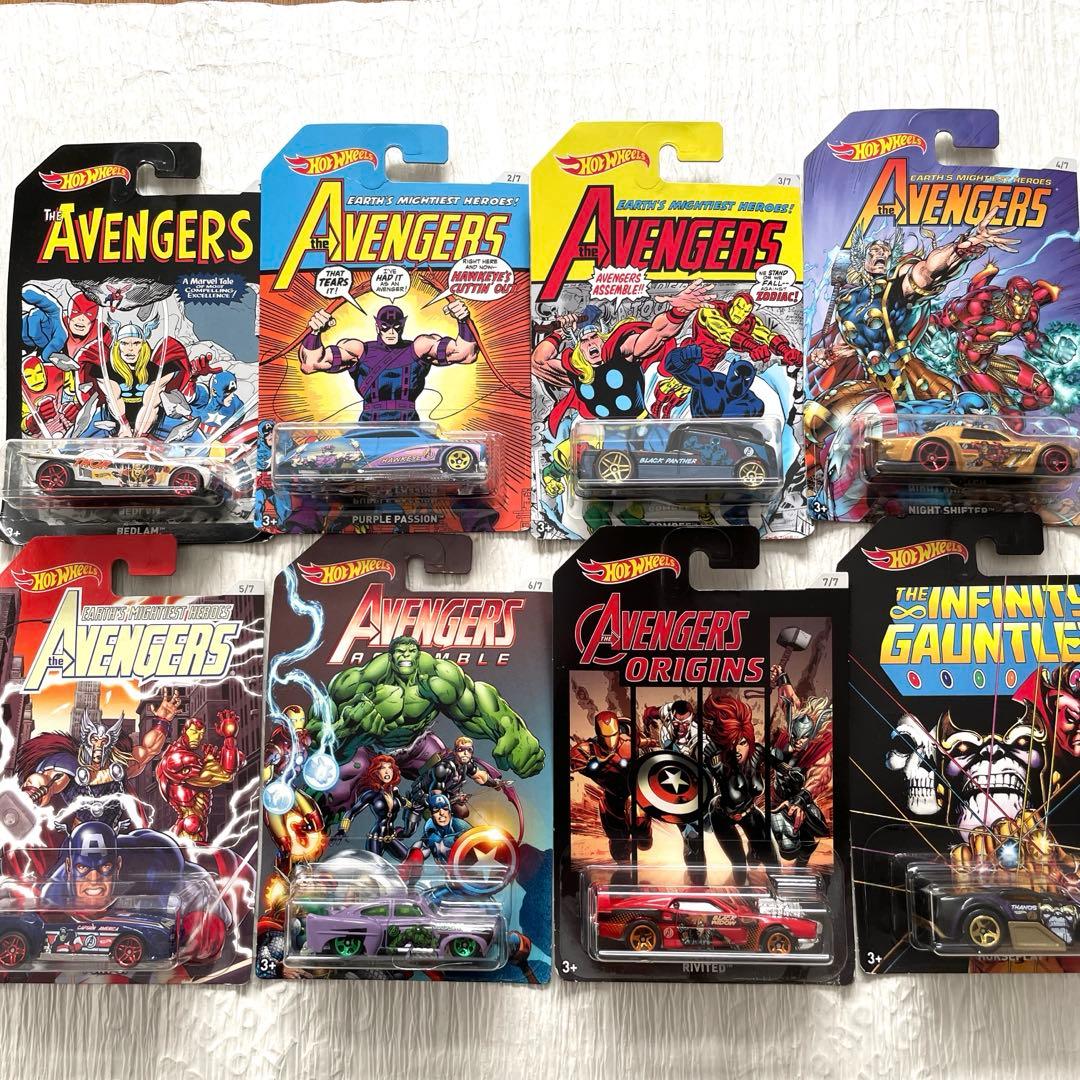 Hot Wheels Avengers ミニカー 8個セット