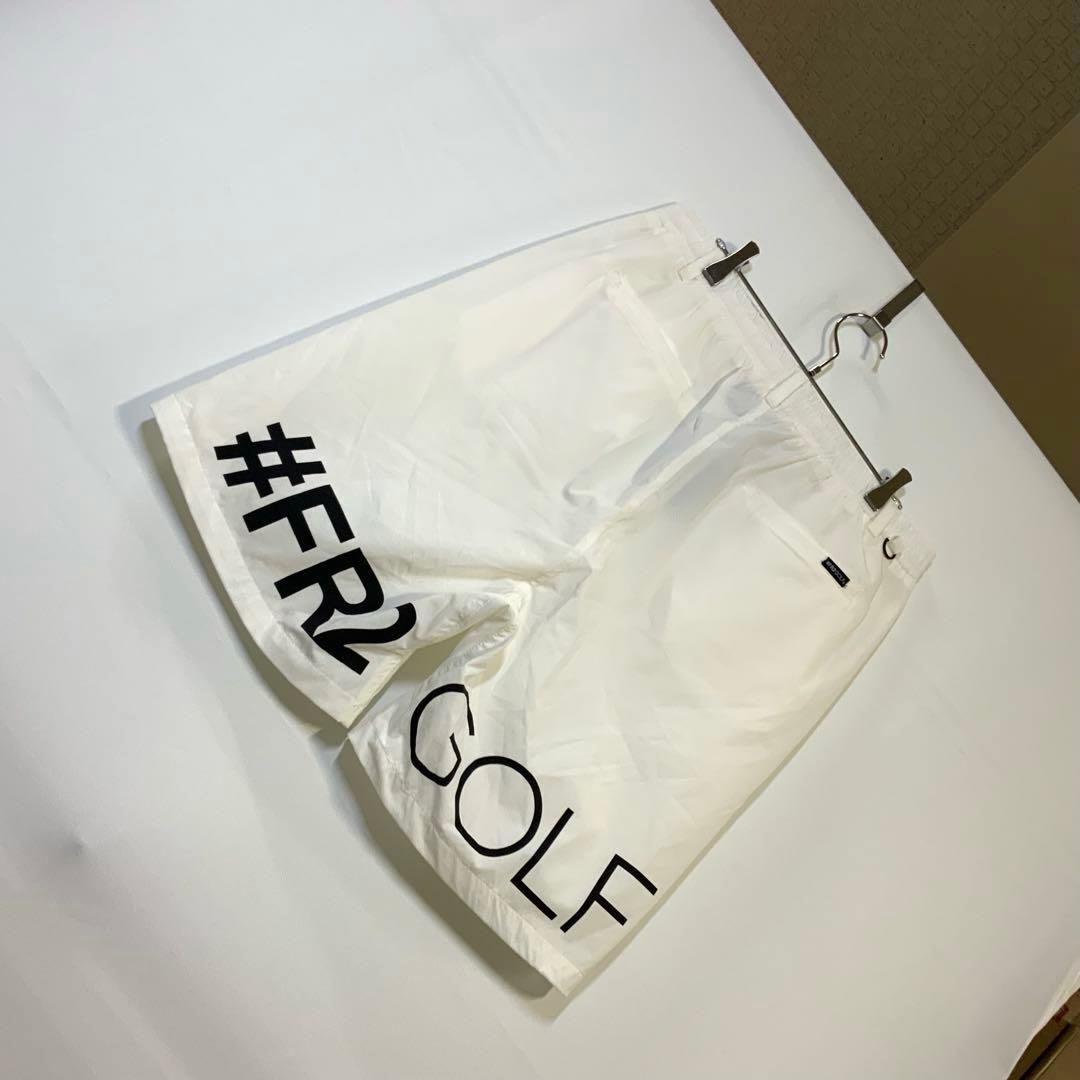 【希少サイズ・新品】 FR2 GOLF ナイロン　ハーフパンツ　ホワイト