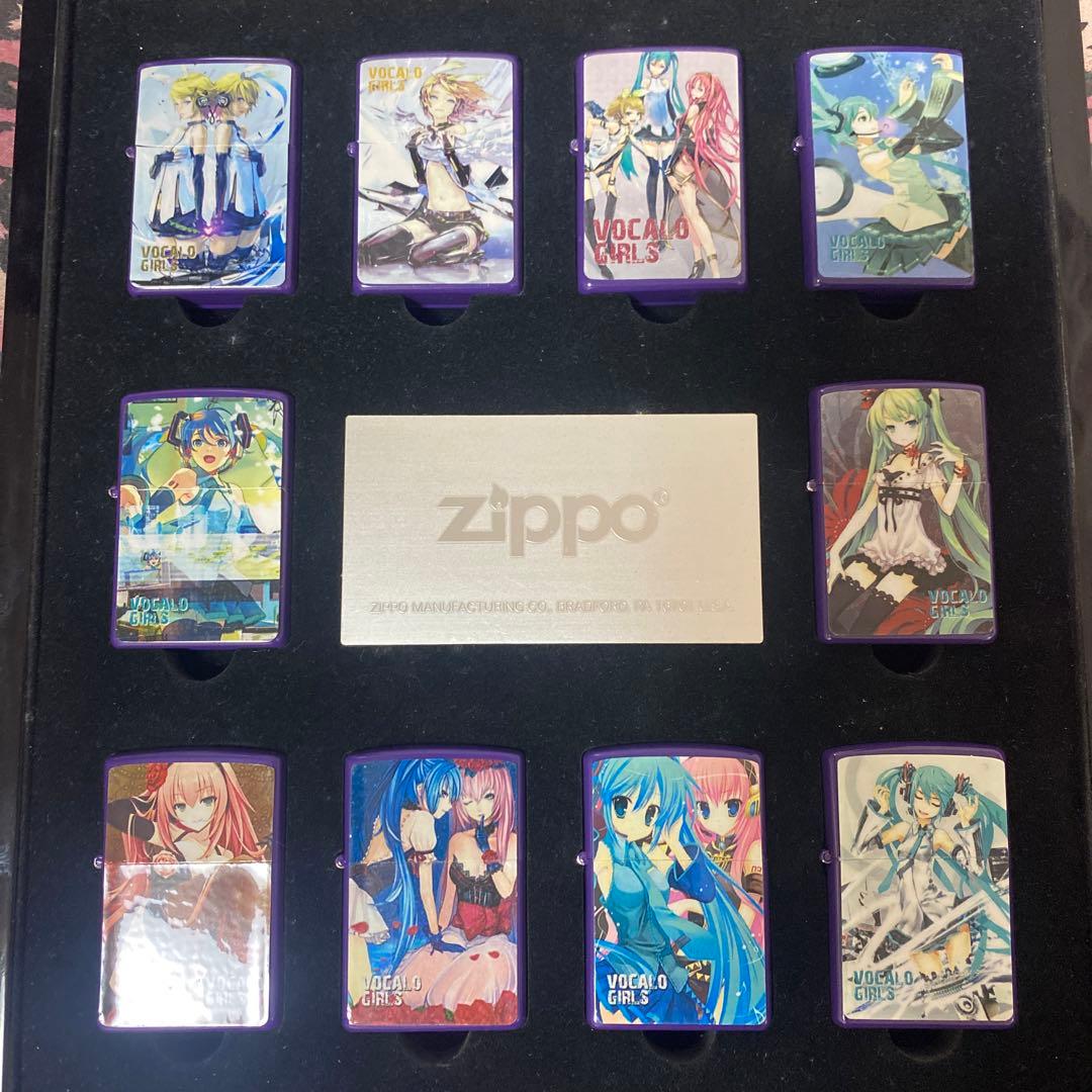 初音ミク　ボーカロイド　オイルライター　ジッポ風　セット　I