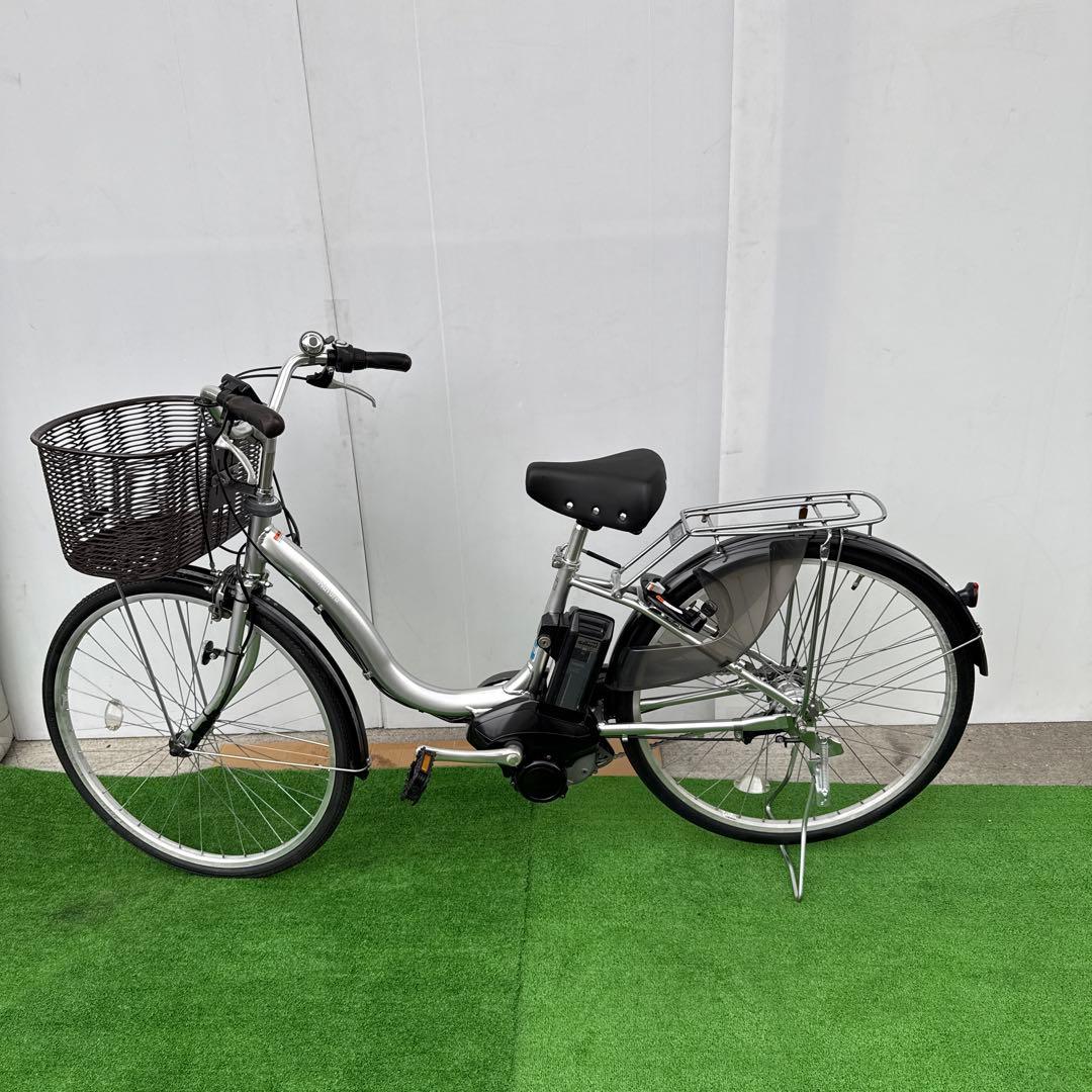 YAMAHAヤマハ電動アシスト自転車26インチ12.3Ah シルバー