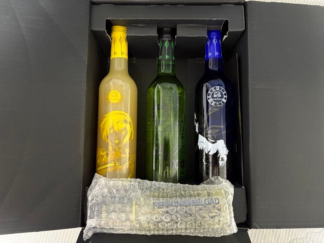 ペルソナ3リロード　日本酒 4本セットHINEMOSコラボ商品　新品未開封