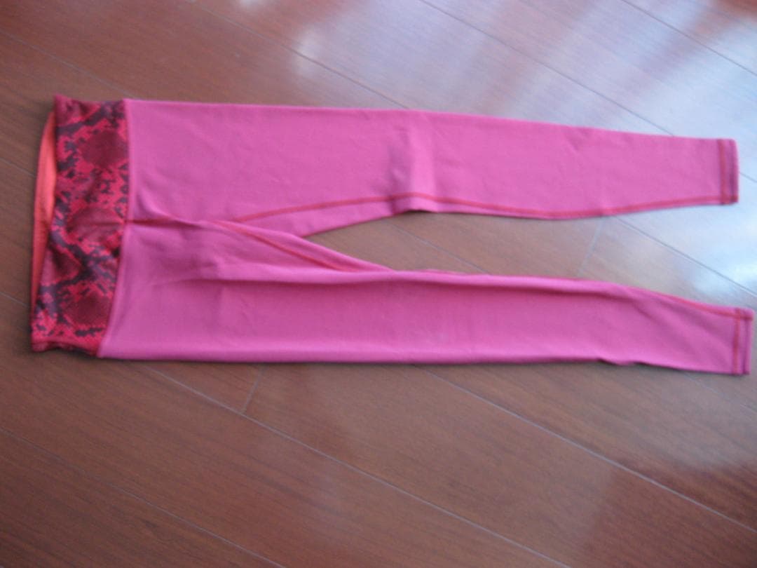 ルルレモン　ヨガ　レギンス　レッド系　4　美品