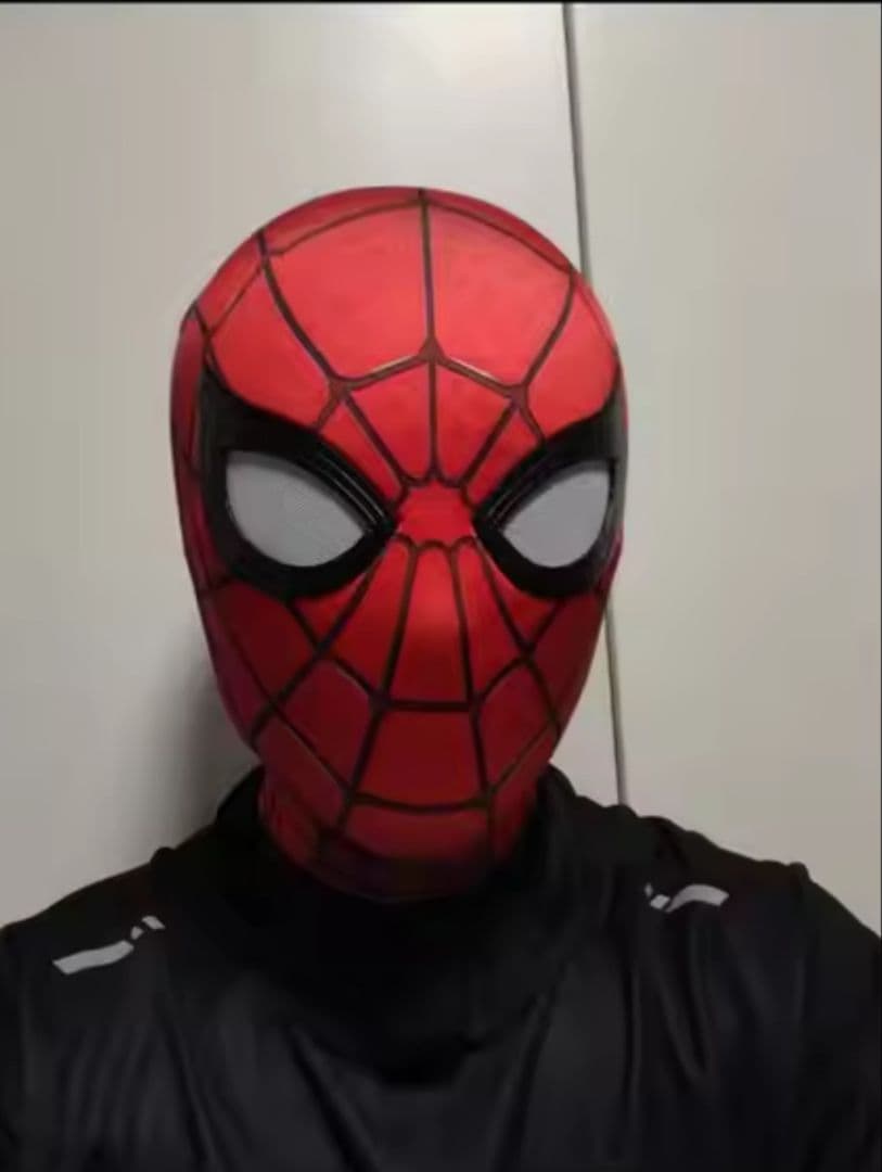 【スパイダーマン】新品 トム・ホランド アイアン・スパイダー版 マスク コスプレ